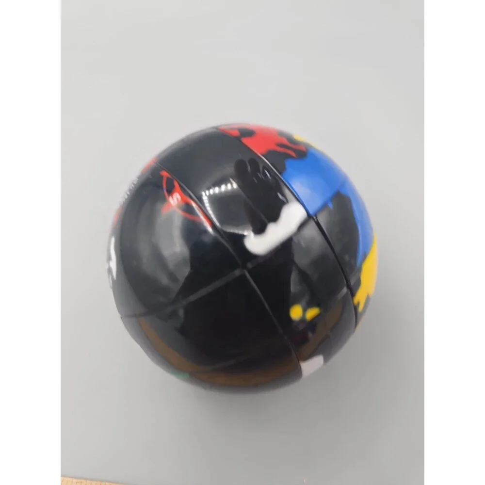 Vintage 1982 Rubik’s World Puzzle Globe Sphere Toy Hong Kong Cube - No Stand